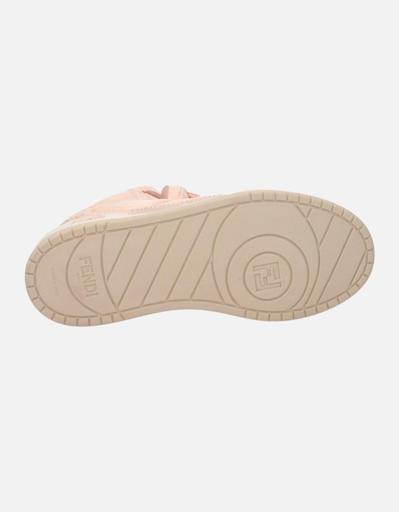 Logo Detailed Lace-Up Nylon Sneakers Women - Pink