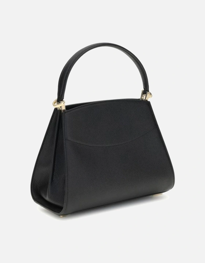 Studio Box Bag with Gancini Slider Closure Women - Black Handbags