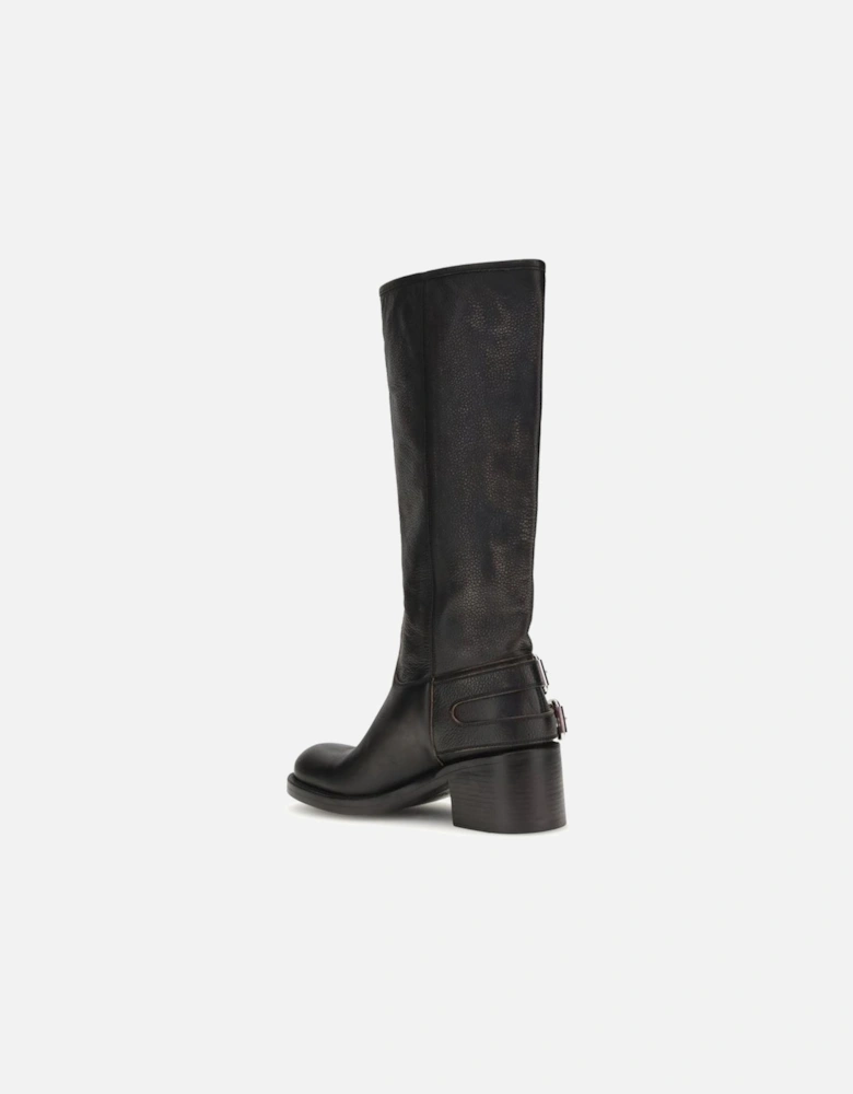 Dakota Biker Boots with Paddington Buckles Women - Black