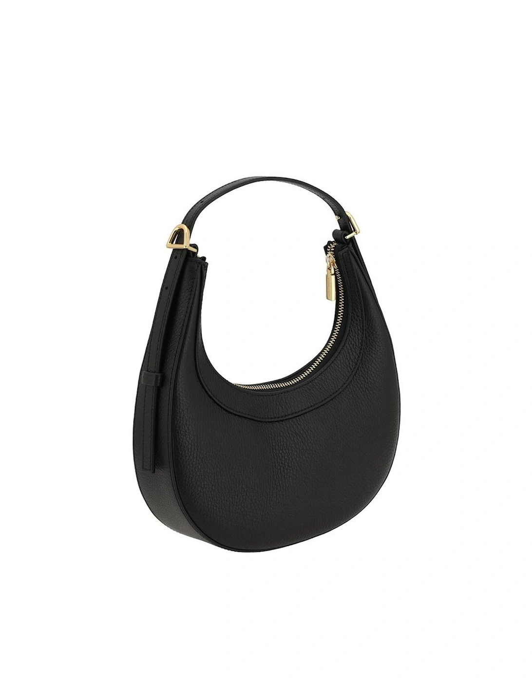 Grained Leather Whisper Shoulder Bag Women - Black