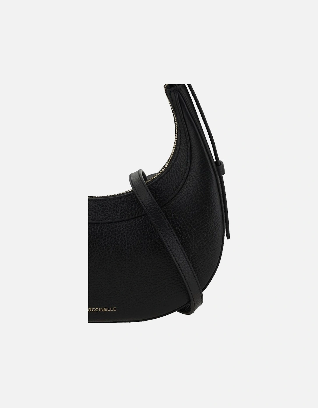 Grained Leather Whisper Shoulder Bag Women - Black