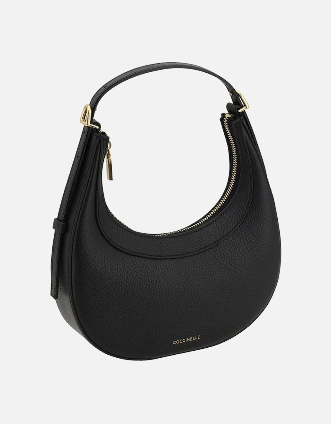 Grained Leather Whisper Shoulder Bag Women - Black