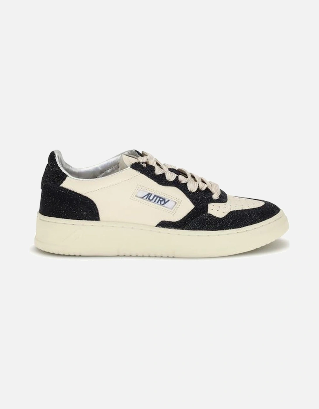 Medalist Low Leather Sneakers with Suede Details Women - Cream, 5 of 4