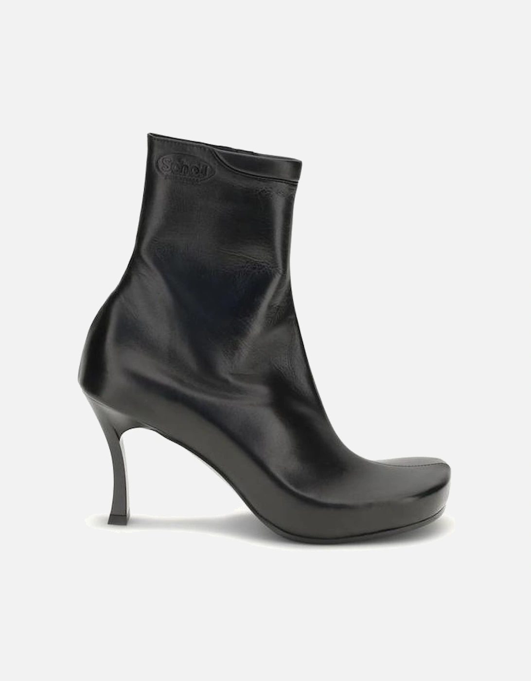 Ergonomic Sheepskin Square Toe Ankle Boots Women - Black, 4 of 3