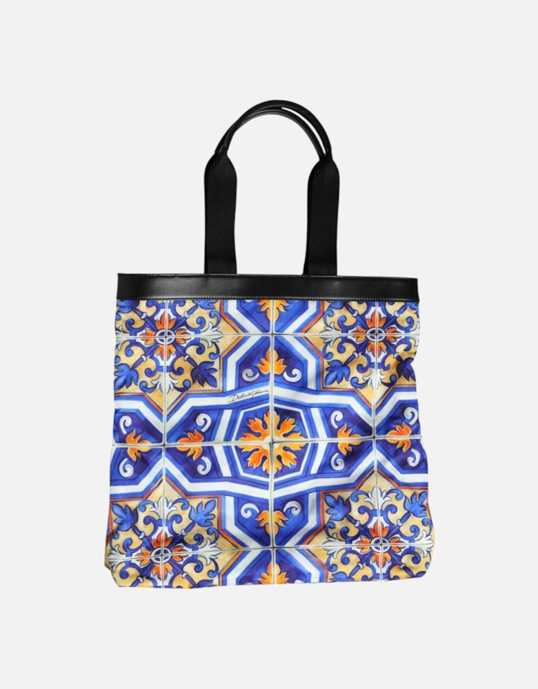 Shoulder Strap Tote Bag with Fabric Lining Women - Multicolor
