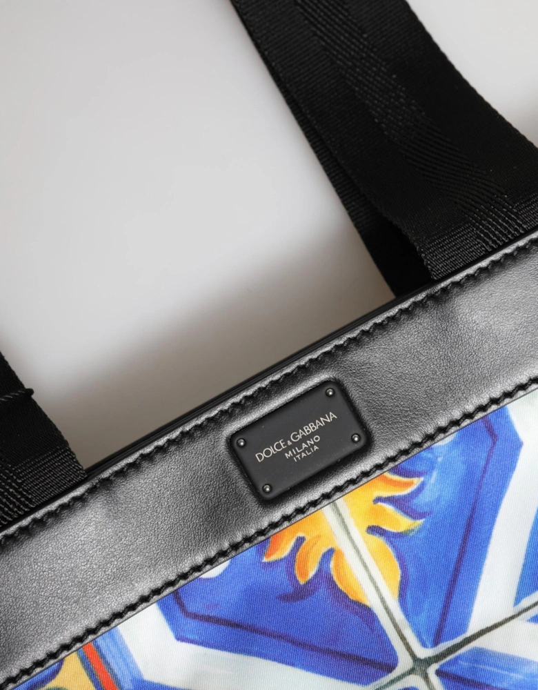 Shoulder Strap Tote Bag with Fabric Lining Women - Multicolor