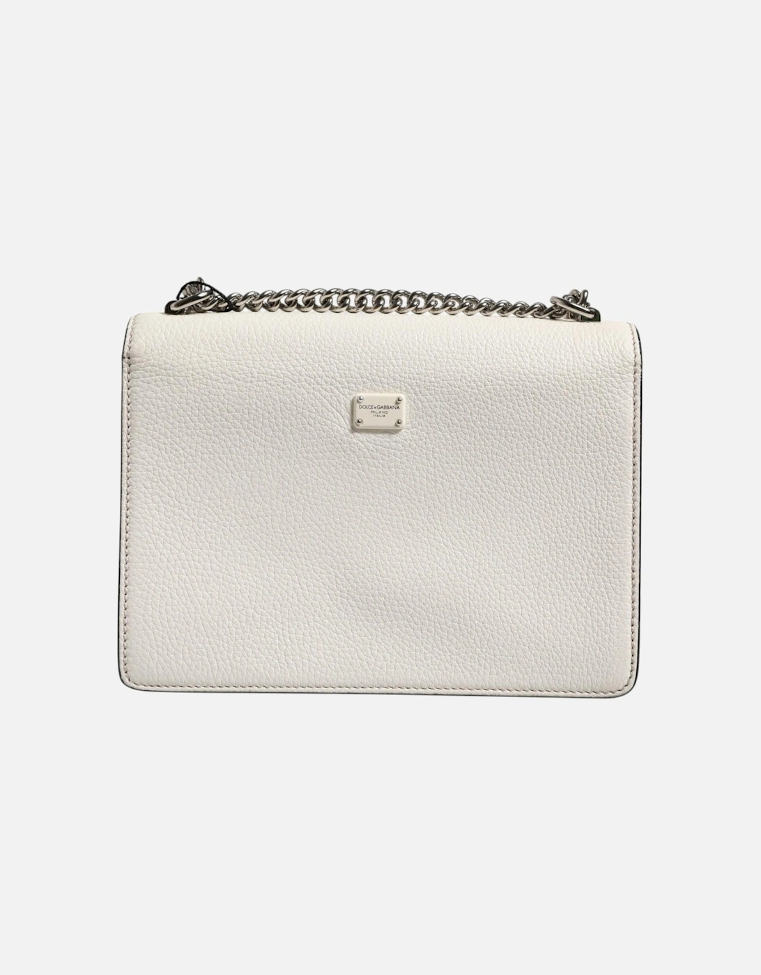 Luxurious Calfskin Leather Shoulder Bag Women - White