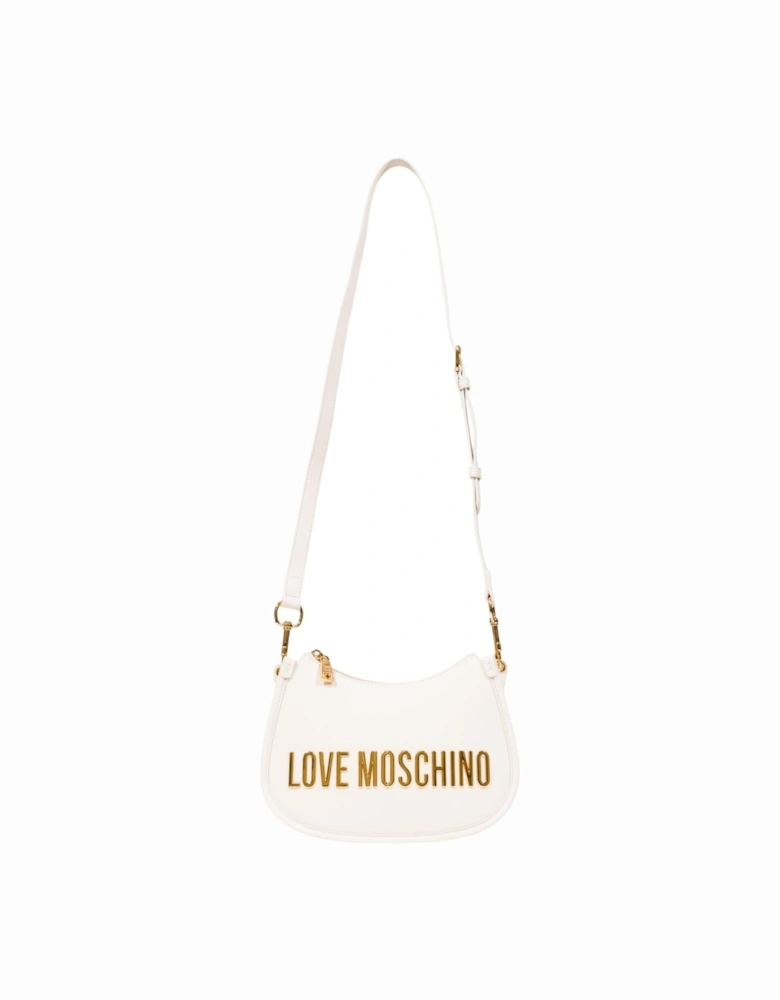 Handbag with Shoulder Strap and Zip Fastening Women - White Bags