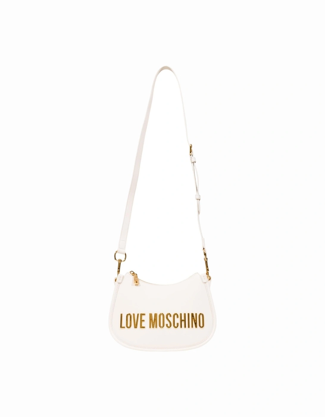 Handbag with Shoulder Strap and Zip Fastening Women - White Bags, 4 of 3