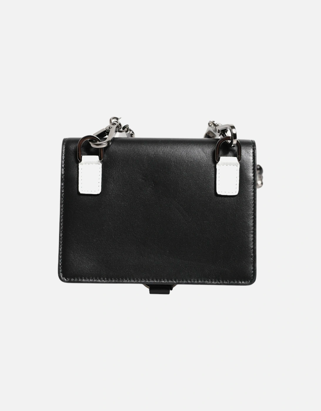 Crystal Embellished Calf Leather Cardholder with Neck Strap Women -