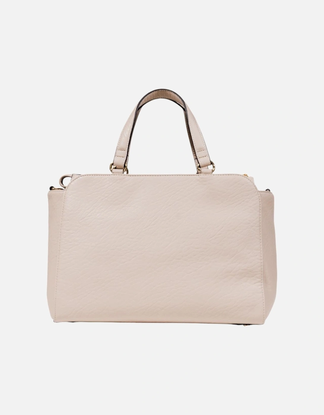 Handbag with Shoulder Strap and Zip Fastening Women - Beige Bags