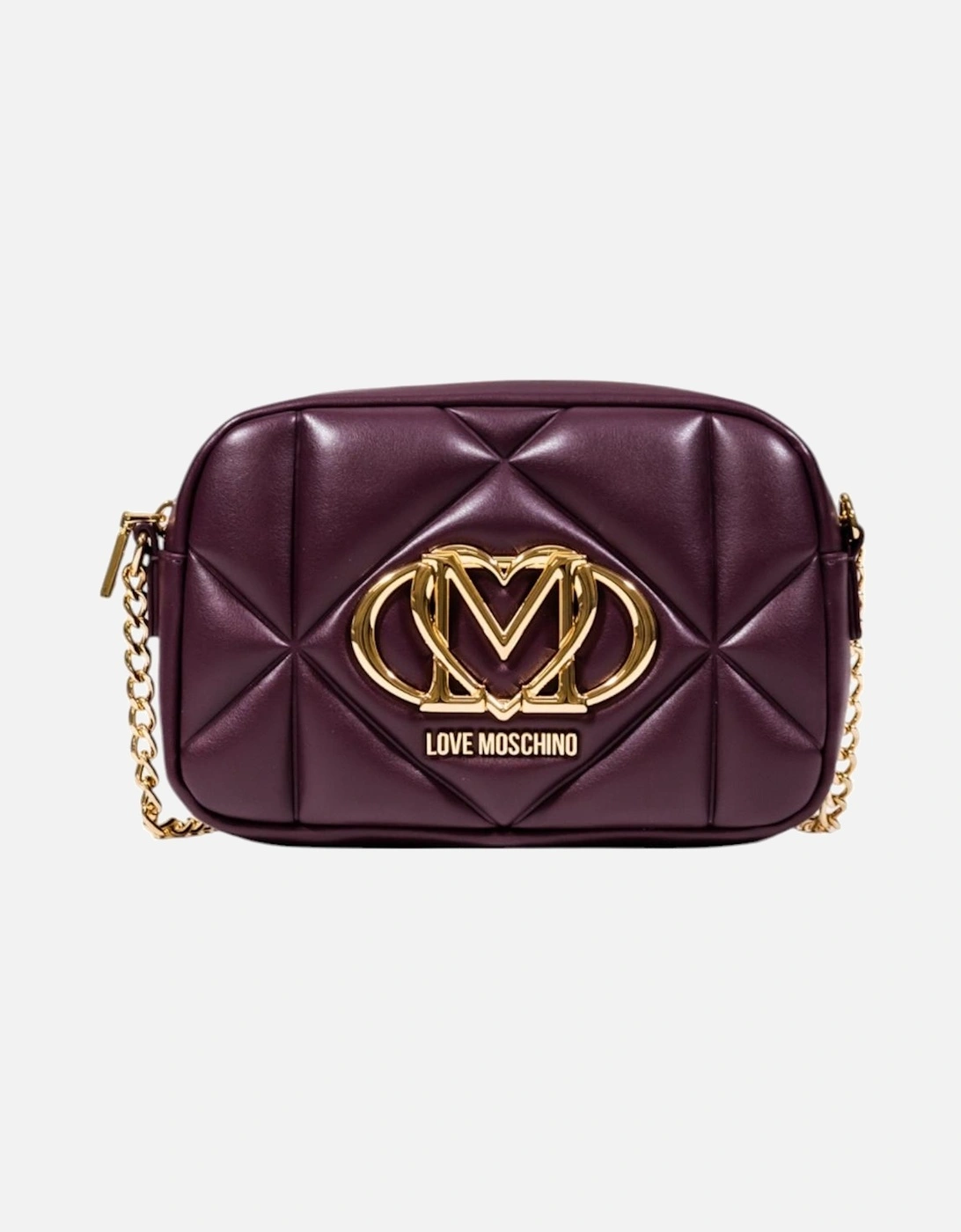 Front Pocket Shoulder Zip Bag Women - Bordeaux