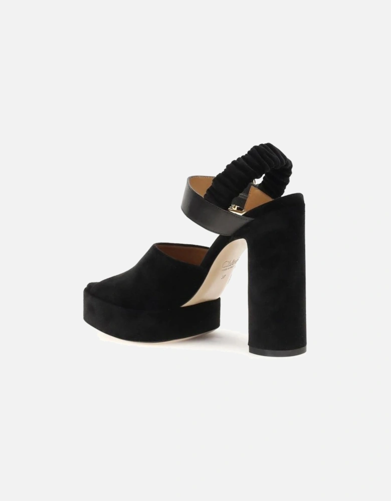 Retro Elegance Aria Block Heel Pumps Women - Black