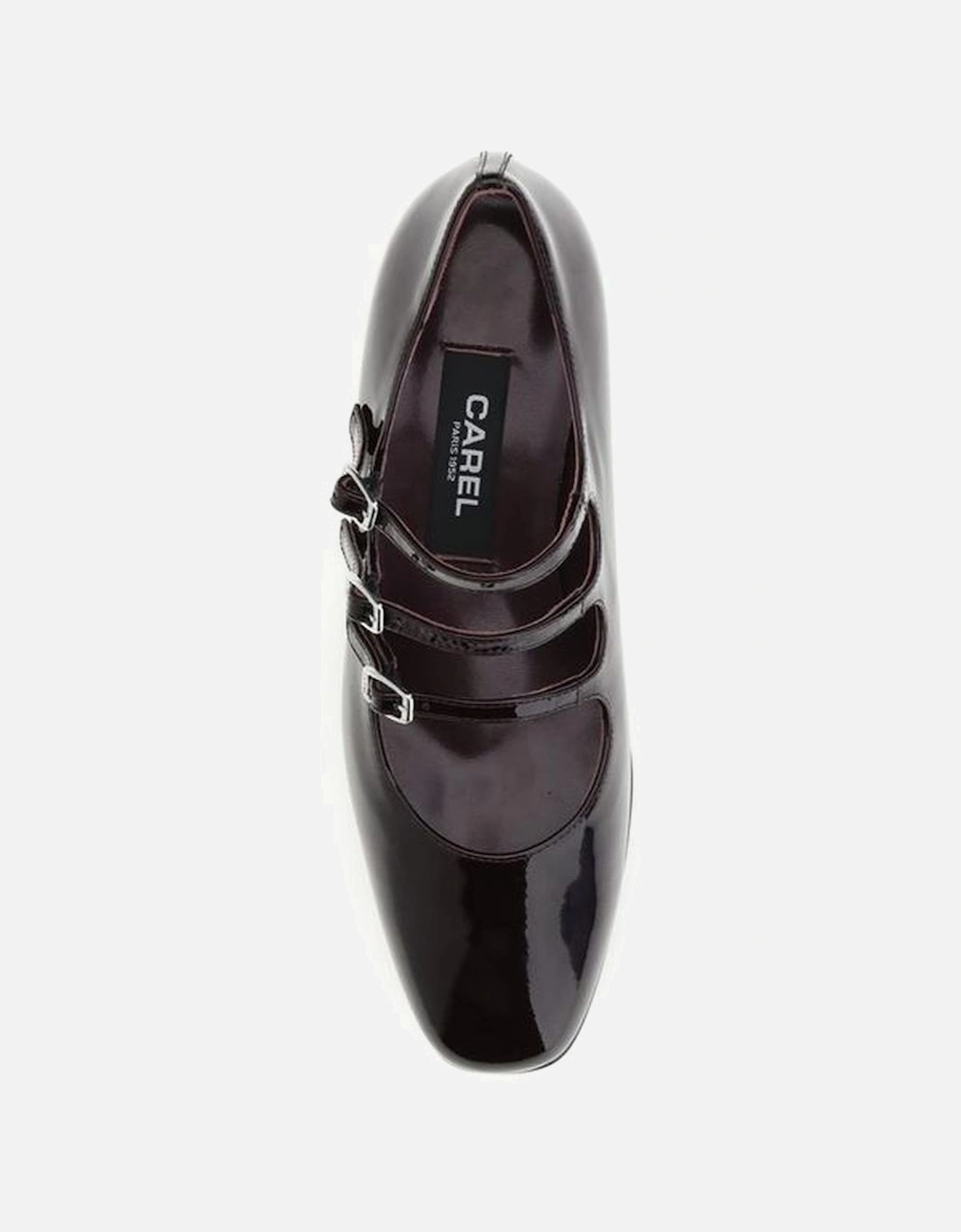 Kina Mary Jane Patent Leather Pumps Women - Brown