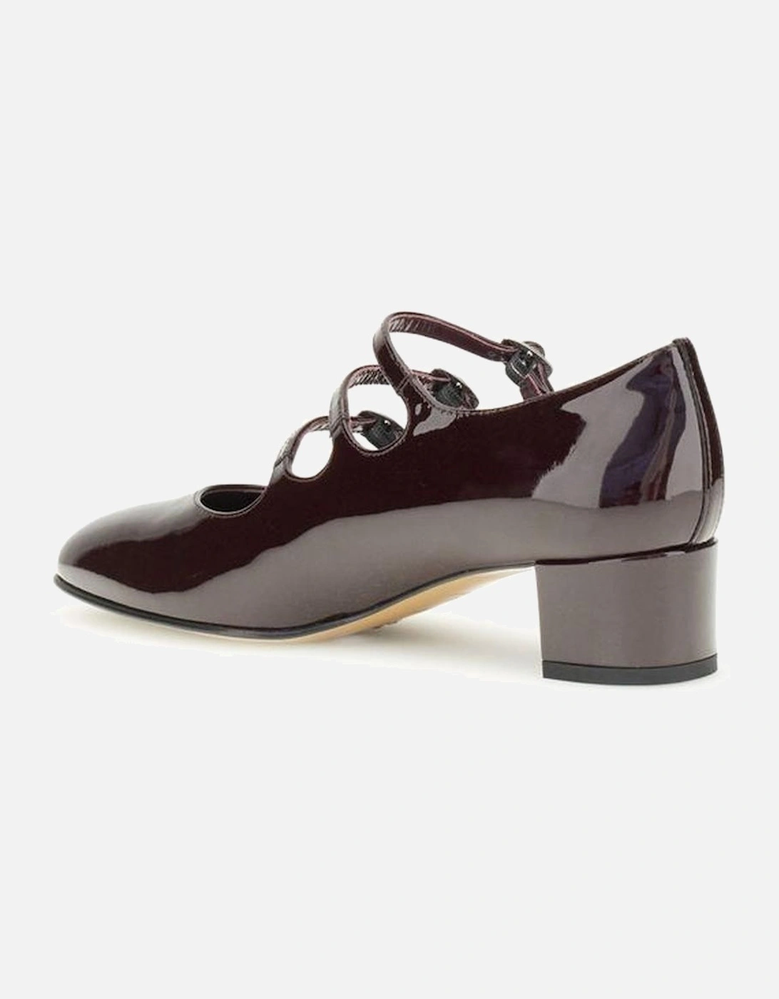 Kina Mary Jane Patent Leather Pumps Women - Brown