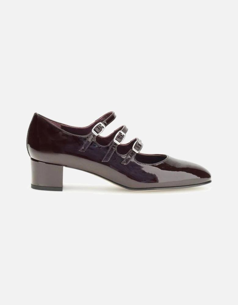 Kina Mary Jane Patent Leather Pumps Women - Brown