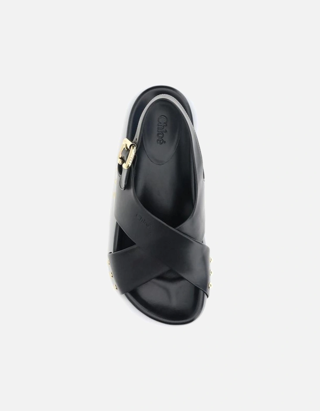 Mae Calfskin Sandals with Paddington Buckle Women - Black