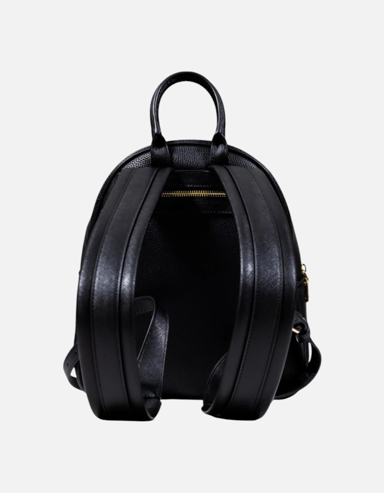 Rucksack with Zip and Inside Pockets Women - Black Bags