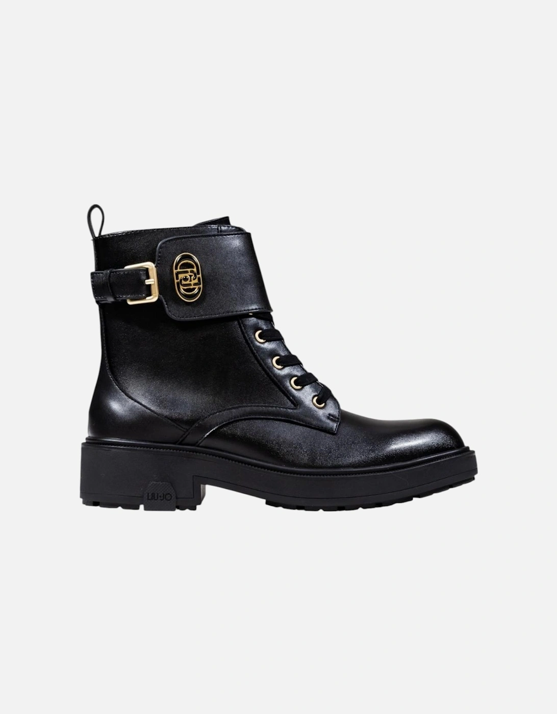 Ankle Boots with Zip and Round Toe Women - Black, 4 of 3