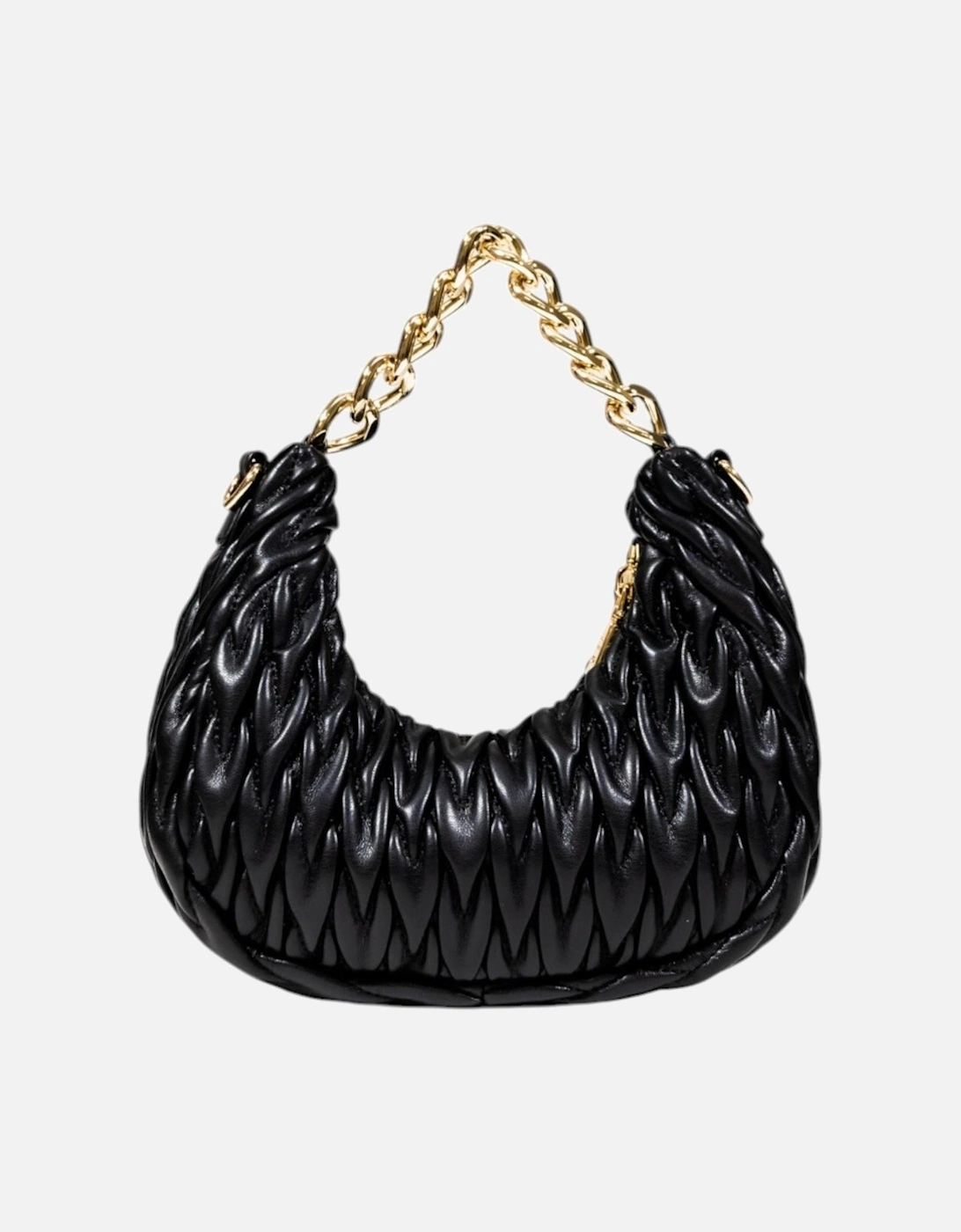 Handbag with Zip and Inside Pockets Women - Black Bags