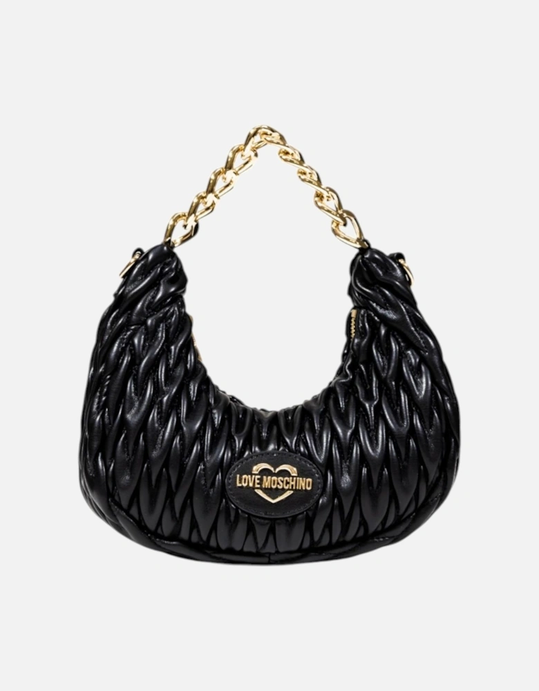Handbag with Zip and Inside Pockets Women - Black Bags