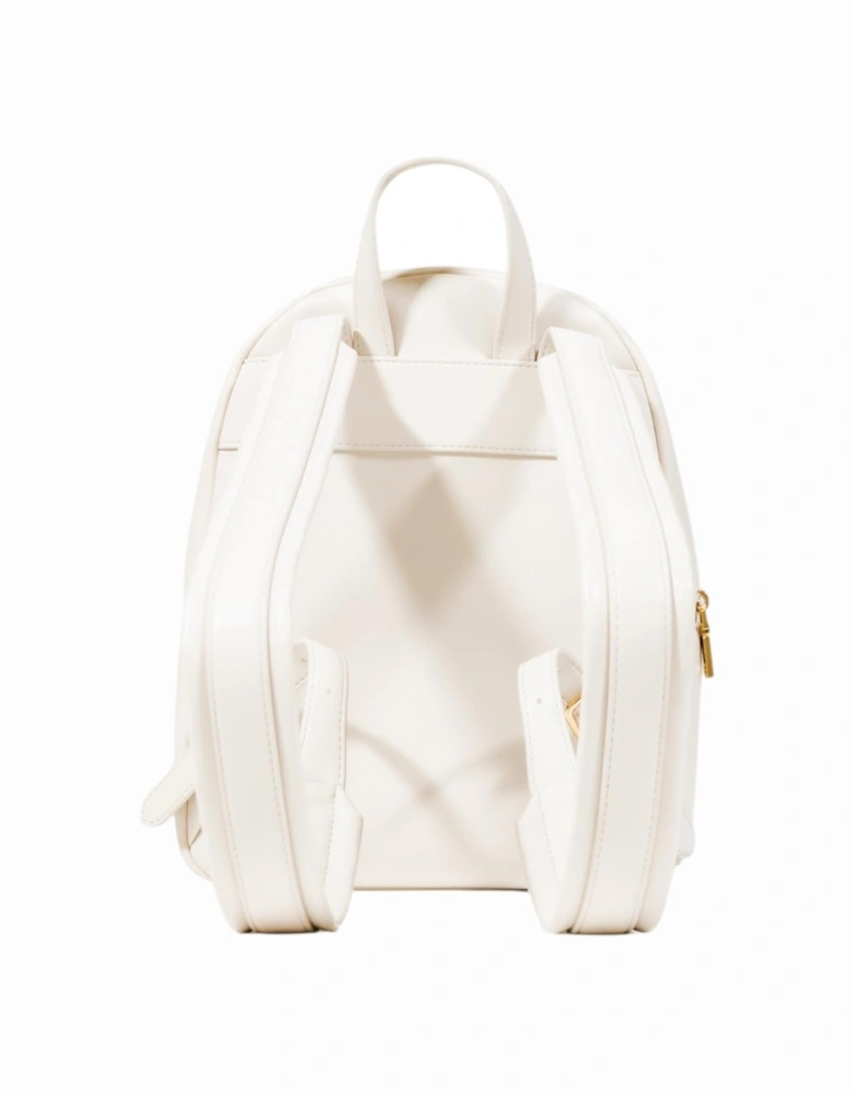 Zip Fastening Rucksack with Multiple Pockets Women - White Bags