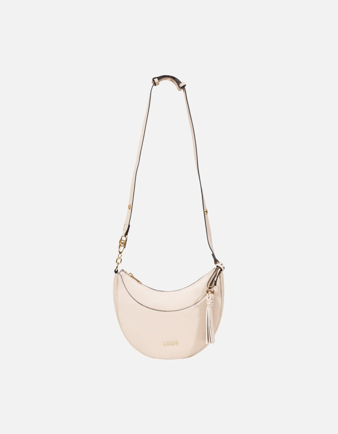Shoulder Bag with Zip and Inside Pockets Women - Beige, 4 of 3