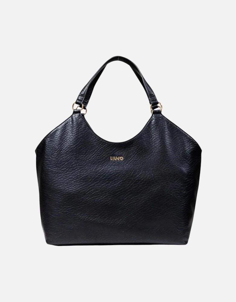 Handbag with Shoulder Strap and Inside Pockets Women - Black Bags