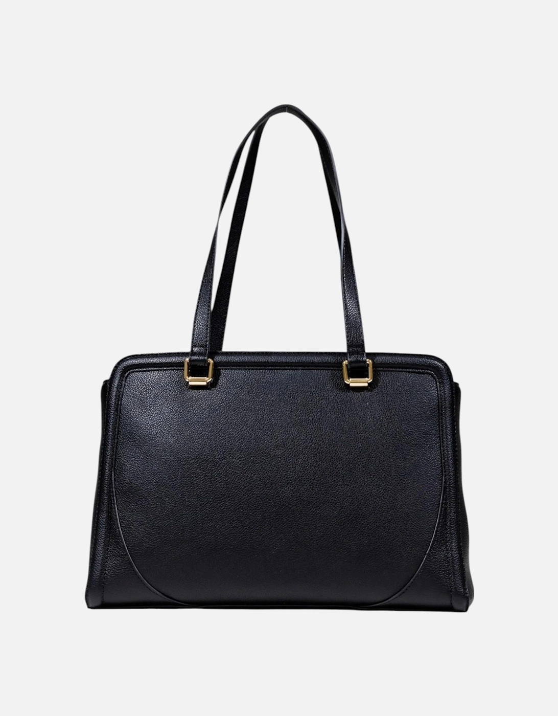 Printed Handbag with Zip and Inside Pockets Women - Black Bags