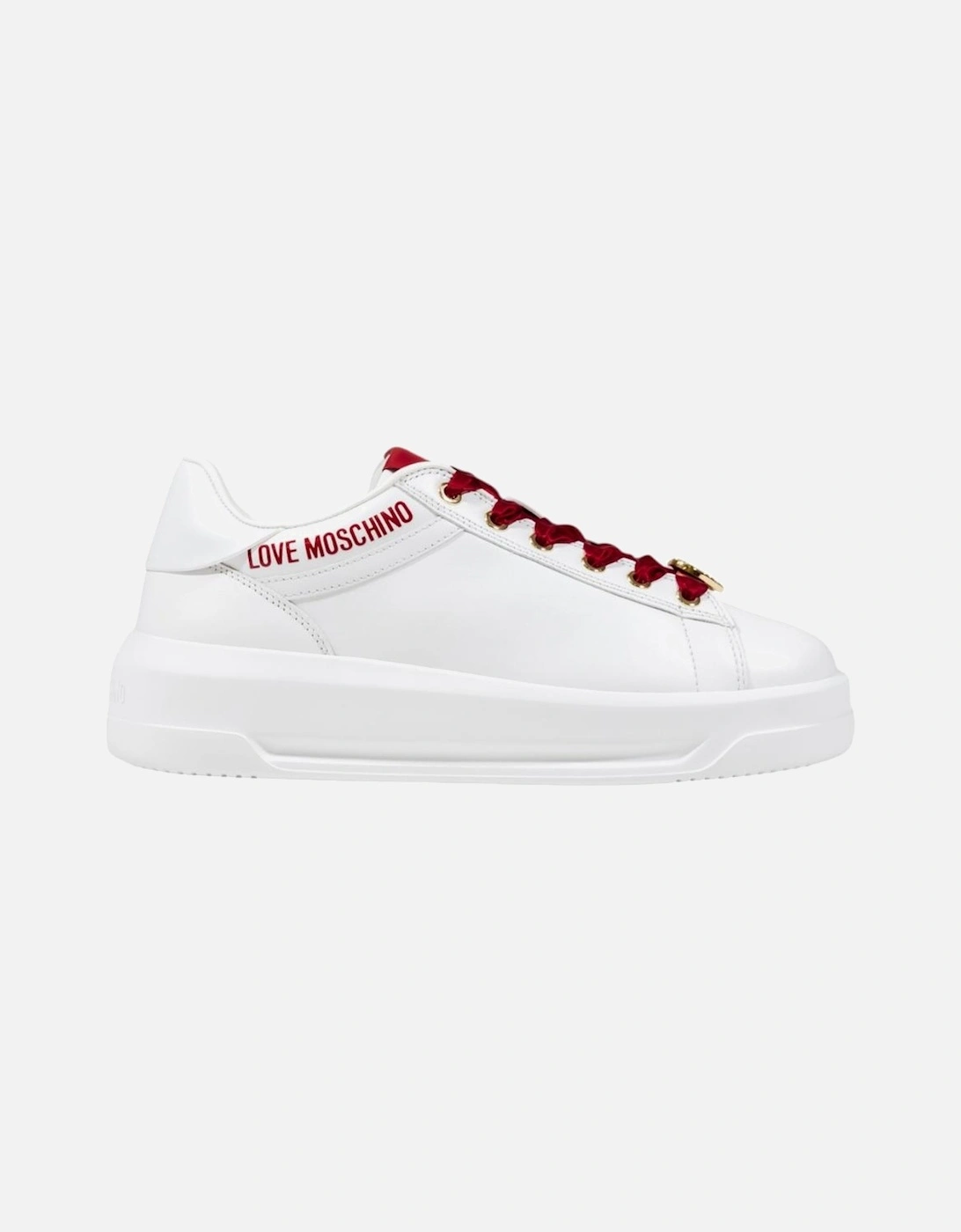 Slip-On Lace-Up Synthetic Sneakers Women - White, 4 of 3