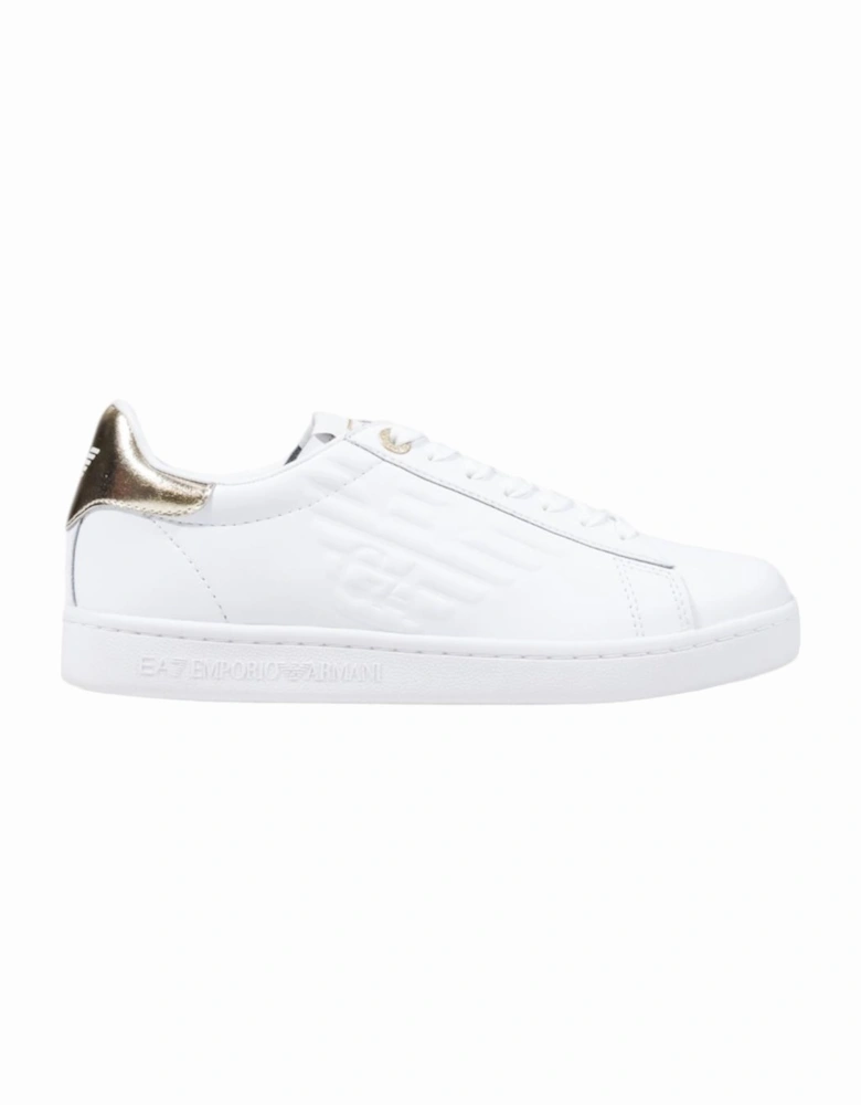 Slip-On Sporty Leather Sneakers Women - Gold