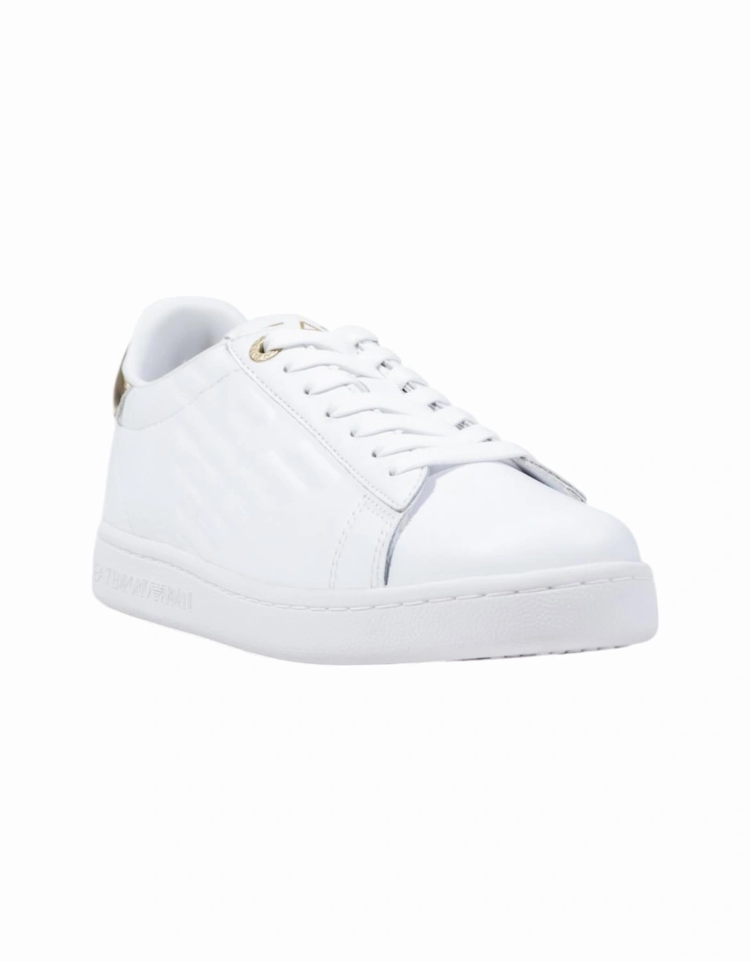 Slip-On Sporty Leather Sneakers Women - Gold