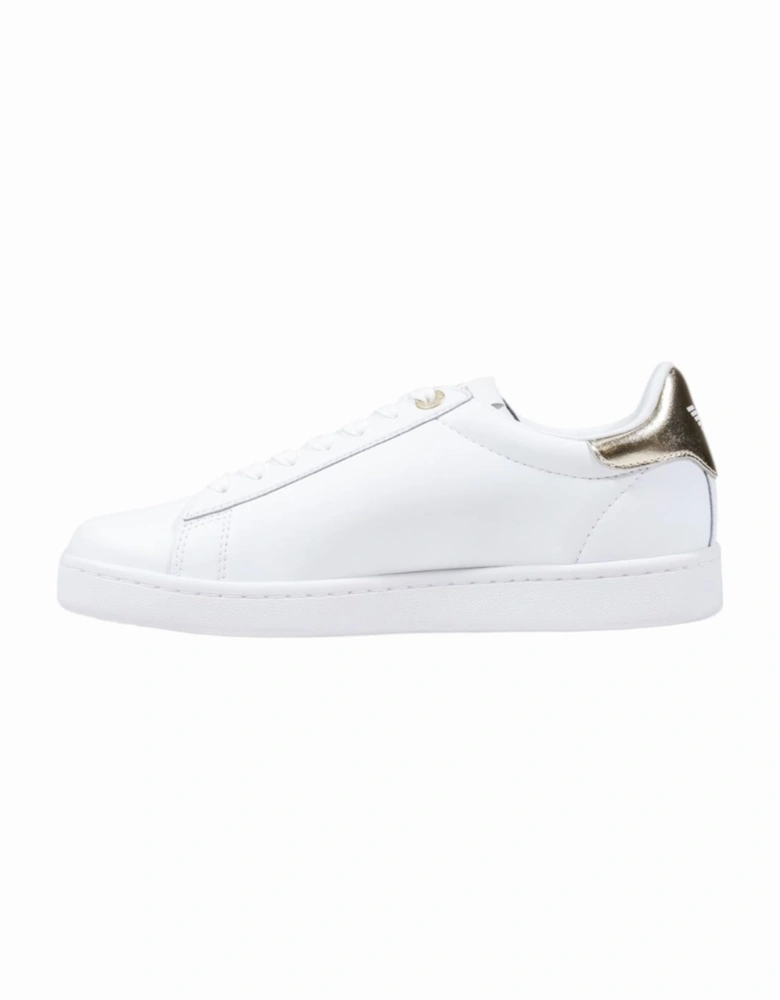 Slip-On Sporty Leather Sneakers Women - Gold
