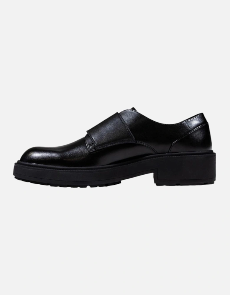 Lace Up Faux Leather Shoes Women - Black Lace Up Shoes