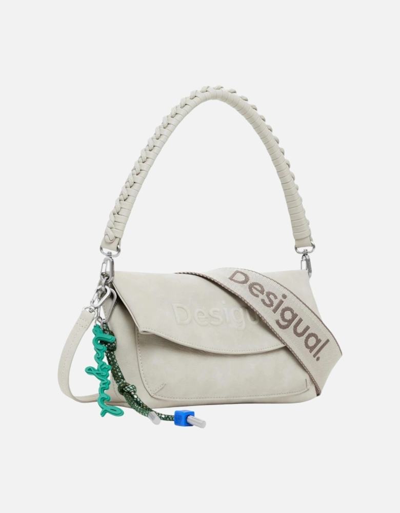 Handbag with Shoulder Strap and Inside Pockets Women - Beige Bags
