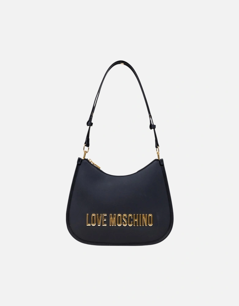 Handbag with Zip Fastening in Polyurethane Women - Black Bags