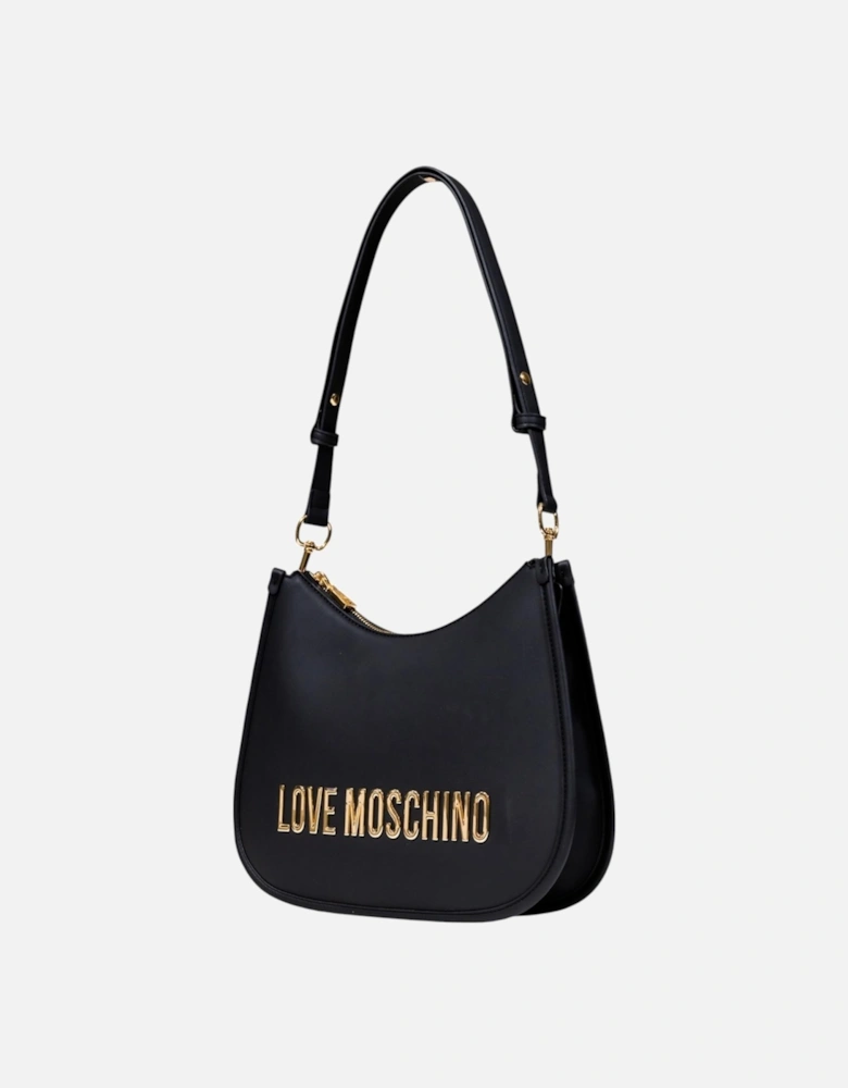 Handbag with Zip Fastening in Polyurethane Women - Black Bags