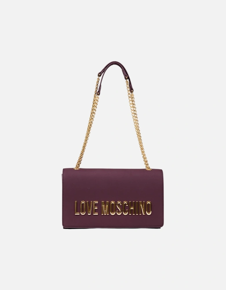 Automatic Button Handbag with Inside Pockets Women - Bordeaux Bags