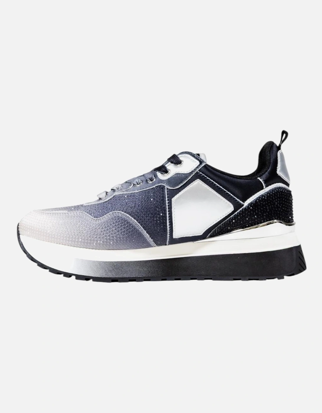 Slip-On Sporty Synthetic Sneakers Women - Black
