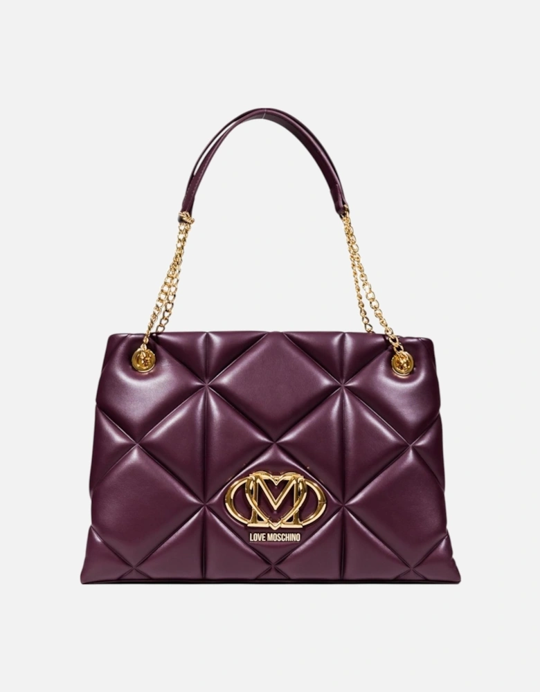 Handbag with Zip and Inside Pockets Women - Bordeaux Bags