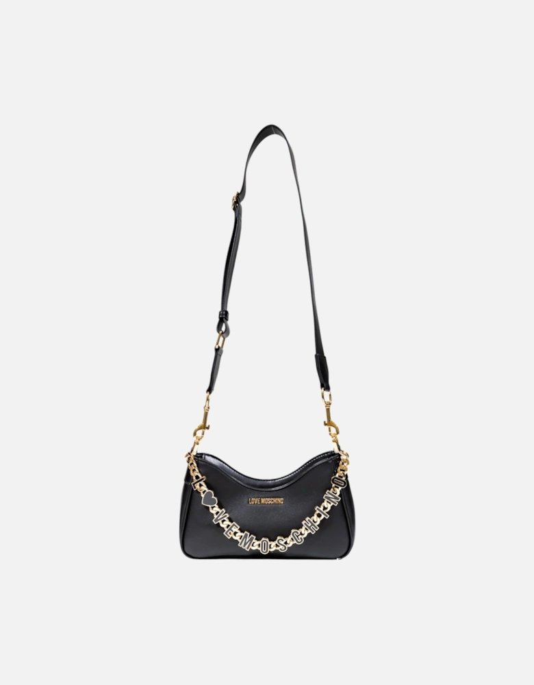 Handbag with Shoulder Strap and Inside Pockets Women - Black Bags