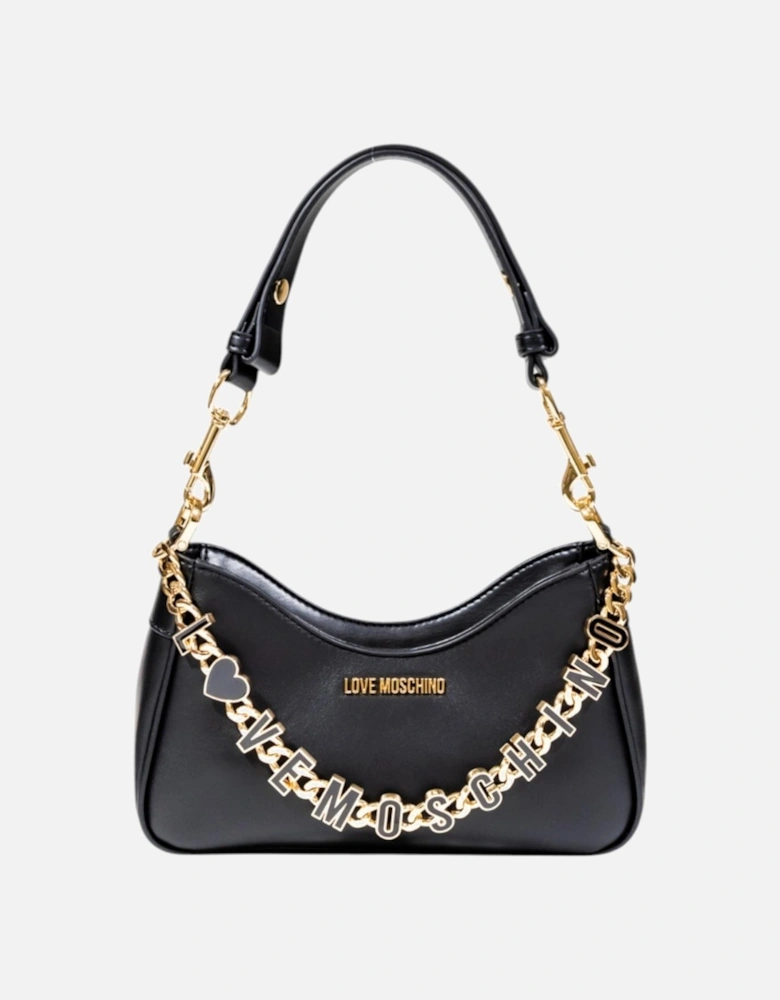 Handbag with Shoulder Strap and Inside Pockets Women - Black Bags