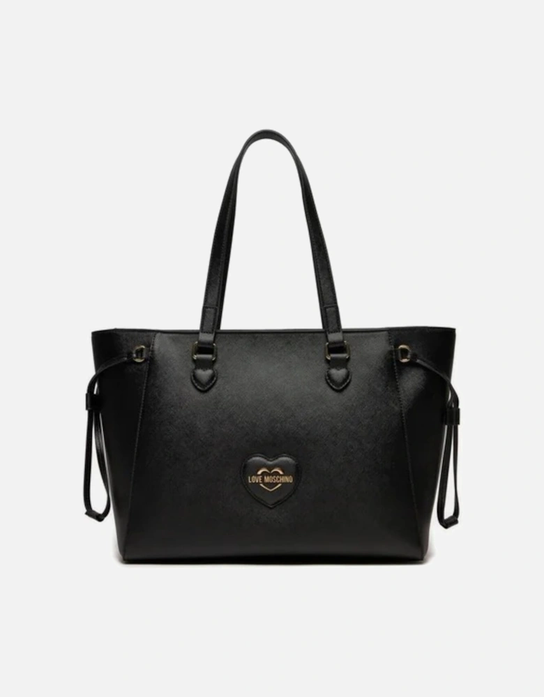 Handbag with Inside Pockets and Zip Fastening Women - Black Bags