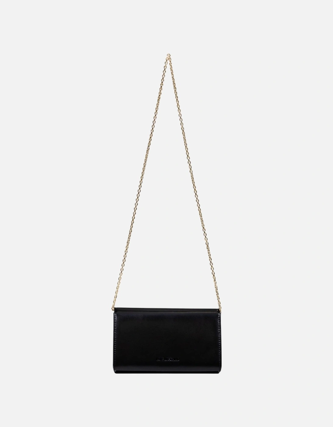 Printed Shoulder Bag with Inside Pockets Women - Black