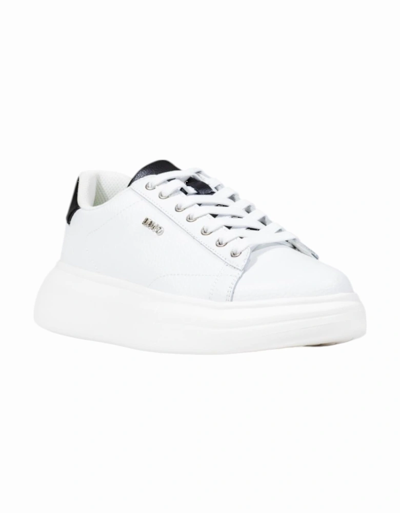 Slip-On Sporty Faux Leather Sneakers Women - White