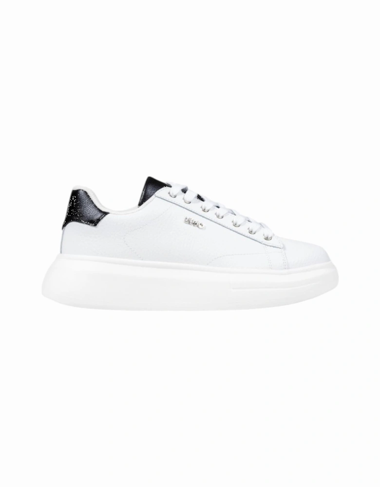 Slip-On Sporty Faux Leather Sneakers Women - White