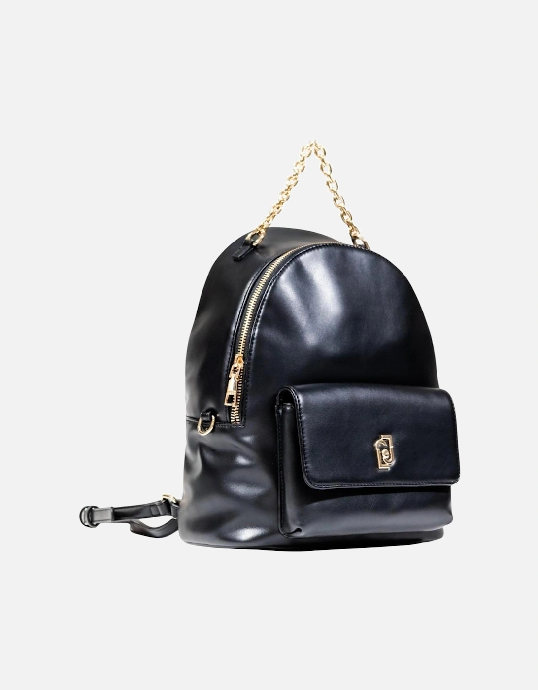 Designer Rucksack with Zip and Multiple Pockets Women - Black Bags