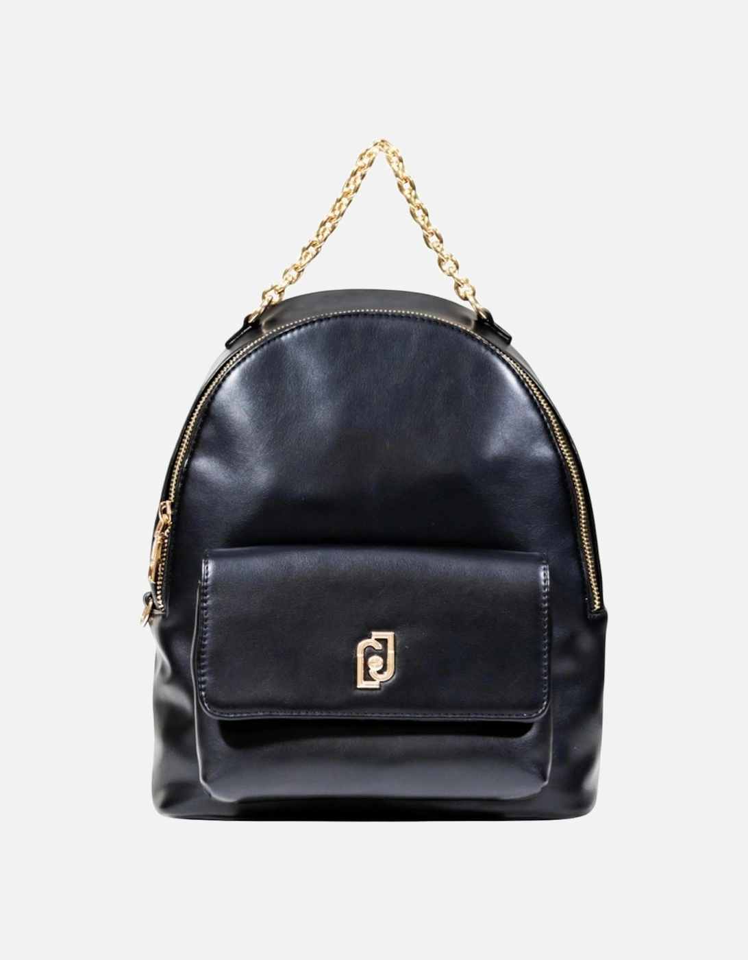Designer Rucksack with Zip and Multiple Pockets Women - Black Bags, 4 of 3