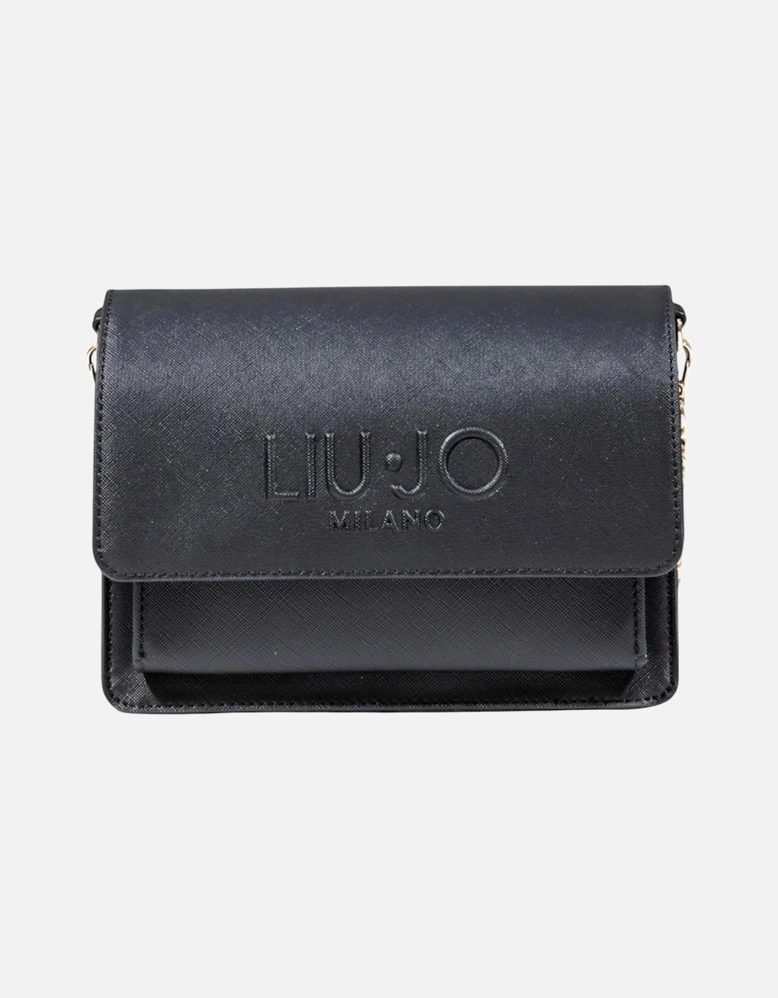 Shoulder Bag with Automatic Fastening Women - Black