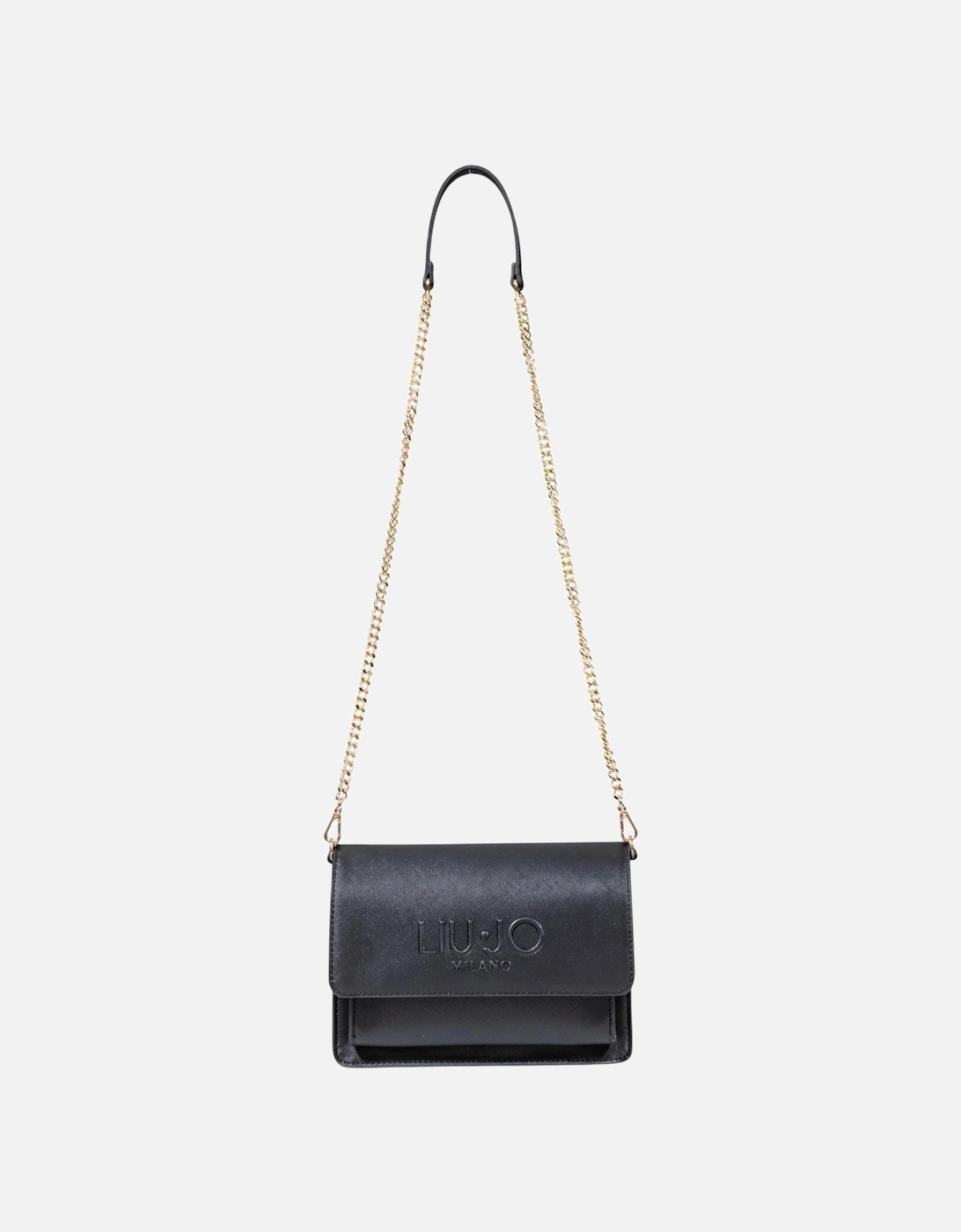 Shoulder Bag with Automatic Fastening Women - Black, 4 of 3